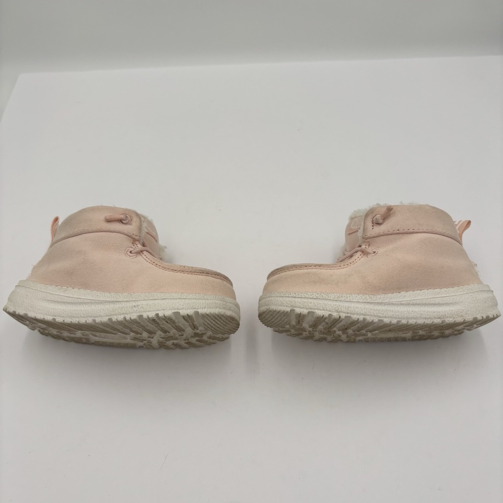 Hey Dude Lil Dude Cozy Pink Girls Slip-On Shoes Size US C4 Toddlers Sherpa Lined - Picture 8 of 12